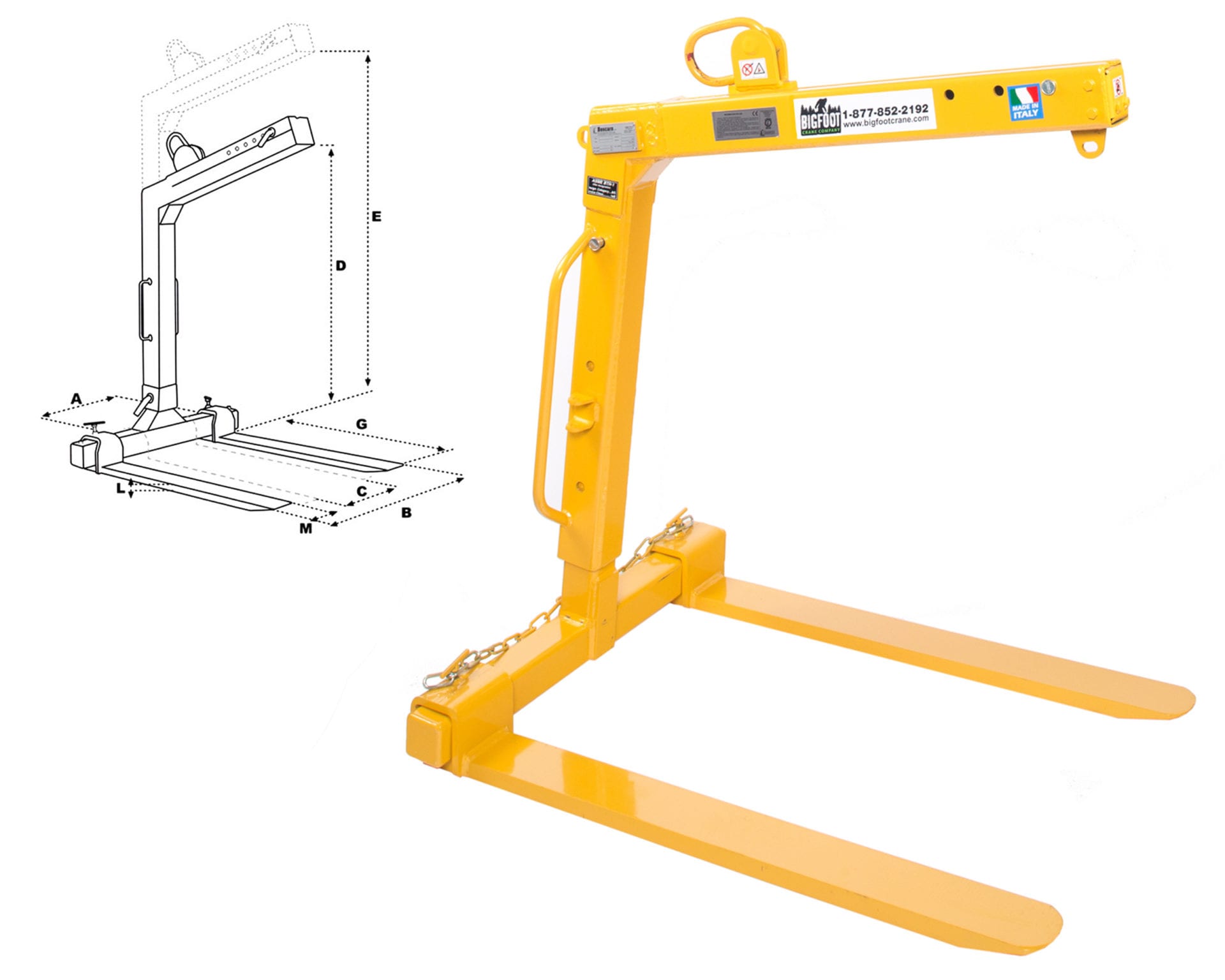 Auto Levelling Pallet Forks